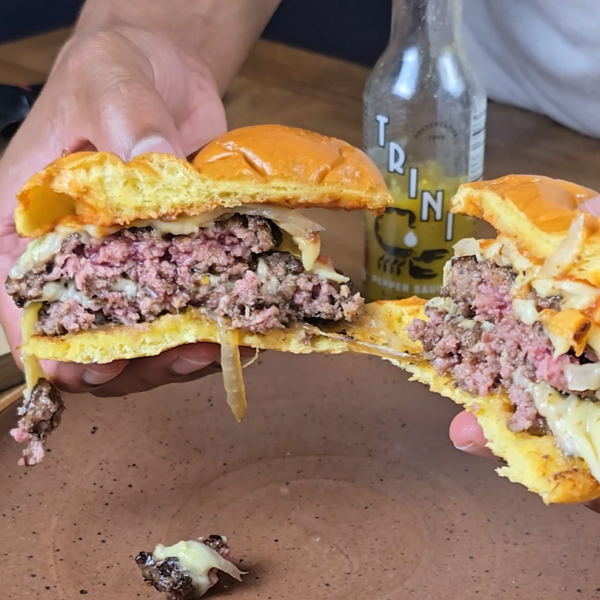 Smash Burger with Spicy Ketchup