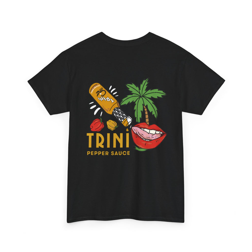 Hot V2 Trini Style Back Unisex Heavy Cotton Tee